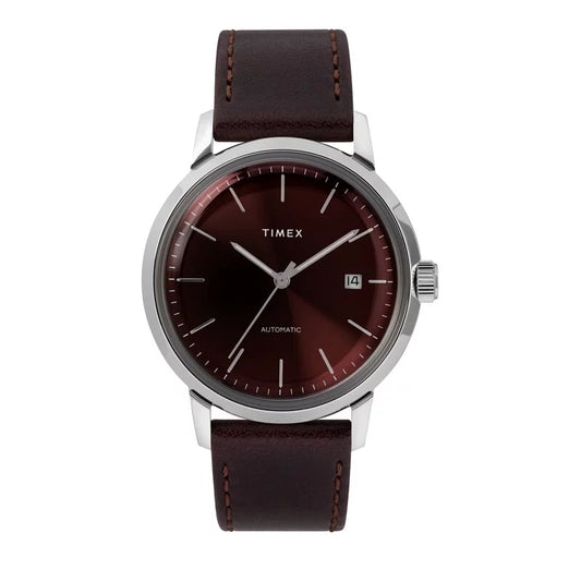 Timex Marlin Automatic 40mm Leather Watch TW2T23200