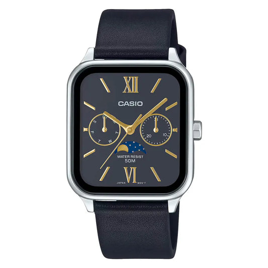 CASIO MTP-M305L-1A2 Quartz Moonphases Watch
