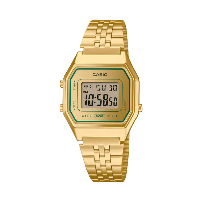 CASIO LA680WEGV-9A Ladies Gold Digital Vintage Watch