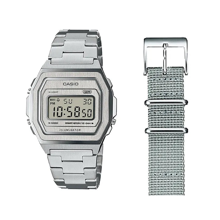Casio Classic Collection Watch Mesh Strap A1000DN-7D Box Set