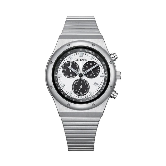 CITIZEN AT2541-54A RECORD LABEL 1984 chronograph