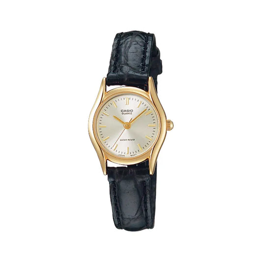 Casio LTP-1094Q-7A 23mm Ladies Leather Strap Vintage Watch