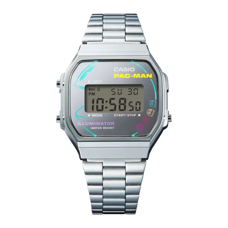 Casio x PAC-MAN A168WEPC-7A Digital Vintage Watch