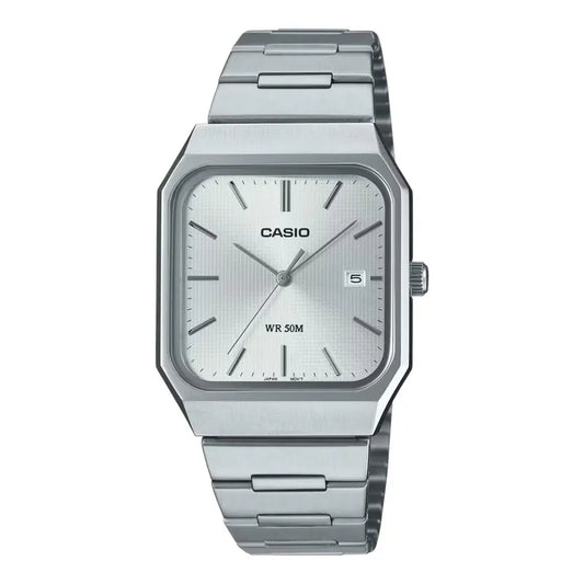 Casio Square Stainless Steel Quartz Watch MTP-B185D-7AV