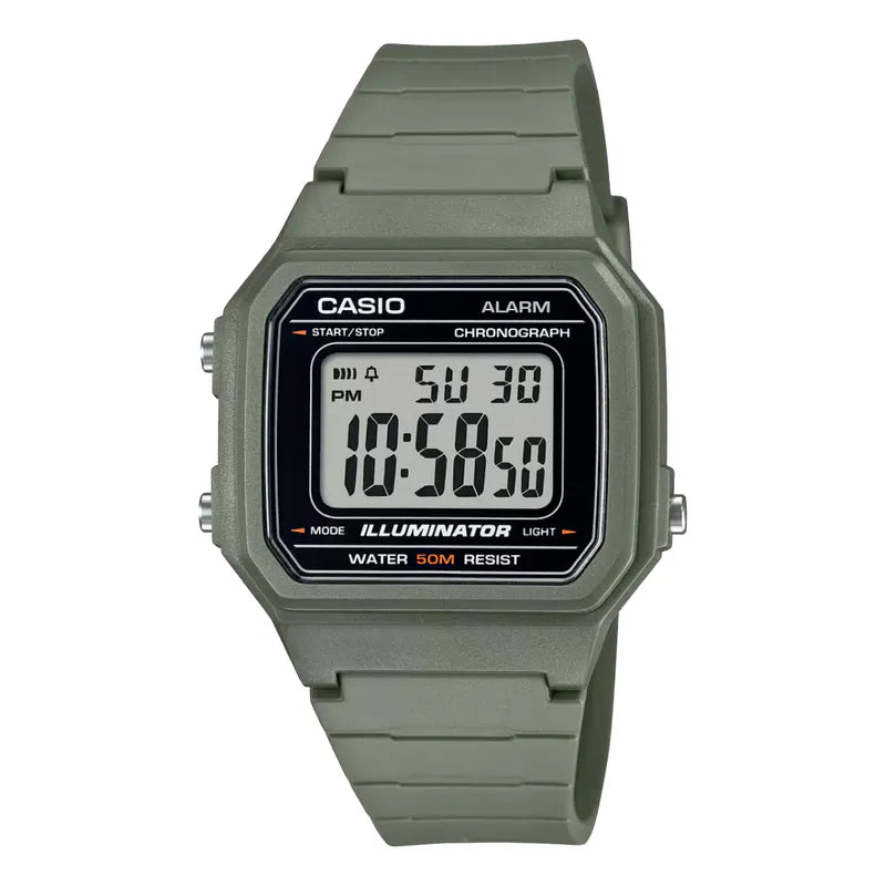 Casio W-217H-3A Digital Vintage Watch