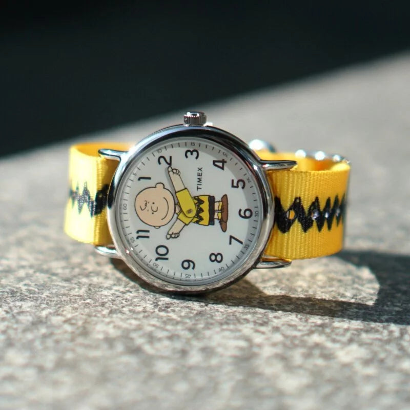 Timex Weekender Peanuts Charlie Brown Watch TW2R41100