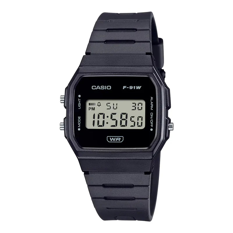 Casio F-91WB-1A Boy Size Digital Vintage Watch