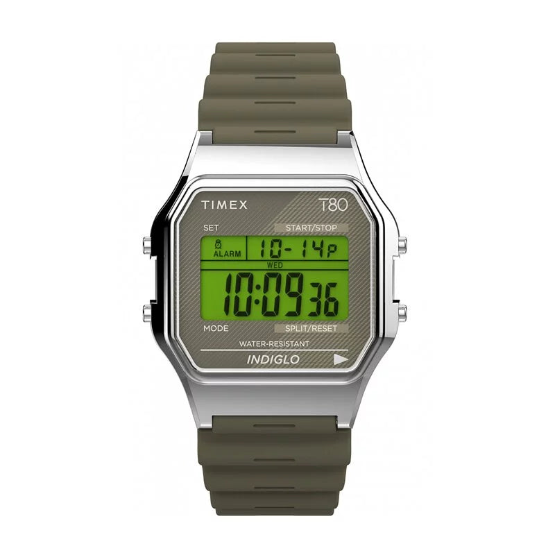 Timex T80 Digital Watch 34mm TW2V41100