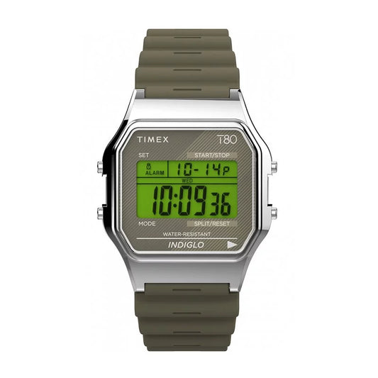 Timex T80 Digital Watch 34mm TW2V41100
