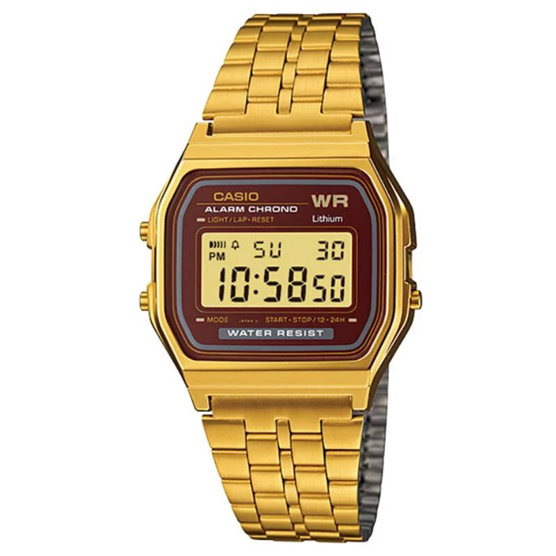 Casio A159WGEA-5 Boy Size Gold Digital Vintage Watch ( Japan Made )