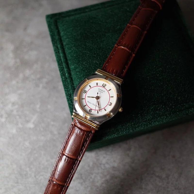 Casio 90s Vintage Leather Watch LX-114