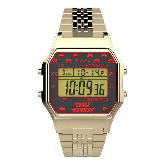 Timex Vintage T80 x Space Invaders 34mm TW2V30100