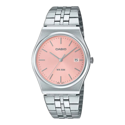 Casio MTP-B145D-4A 35mm Coral Dial Quartz Watch