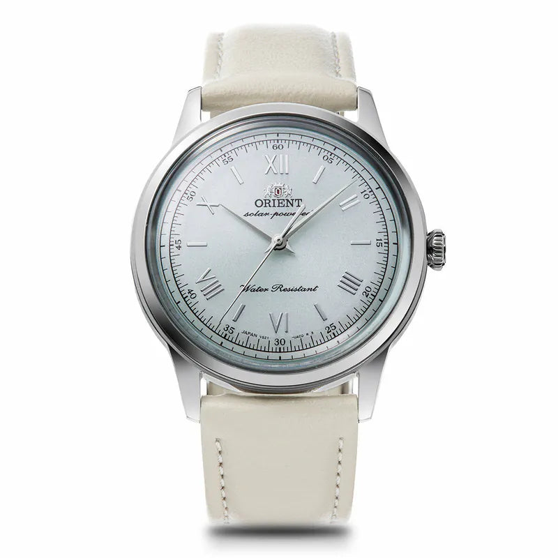 Orient Bambino 38mm Solar Leather Watch RA-WK0002E