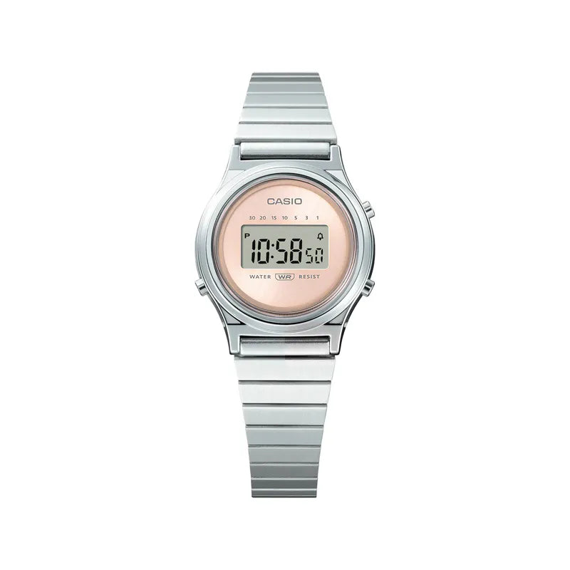 CASIO LA700WE-4A Ladies Silver Digital Vintage Watch