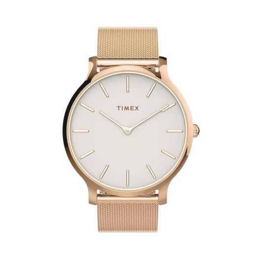 Timex TW2T73900 Transcend™ 38mm Stainless Steel Mesh Band Watch