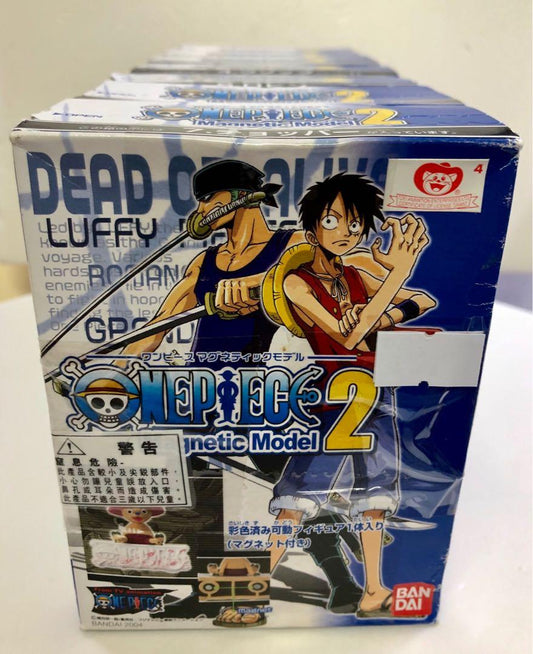 BANDAI ONE PIECE MAGNETIC MODEL 2 One Piece All 7 Types Box Egg BUY-20924
