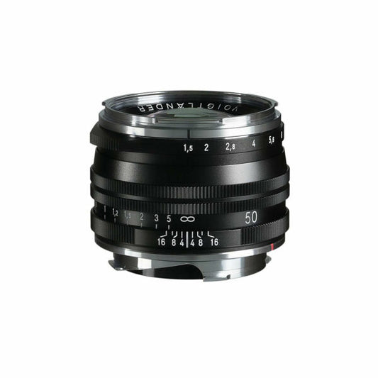 Voigtlander Nokton Vintage Line 50mm f/1.5 Aspherical II MC Lens (Leica M Mount / Black)