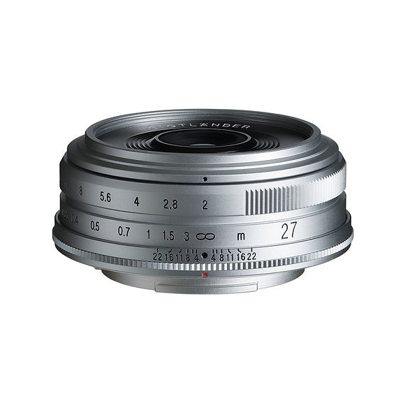 Voigtlander Ultron 27mm f/2 Lens (Fujifilm X-mount / Silver)