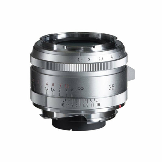 Voigtlander Nokton Vintage 35mm f/1.5 Aspherical Type II Lens (Leica M Mount / Silver)