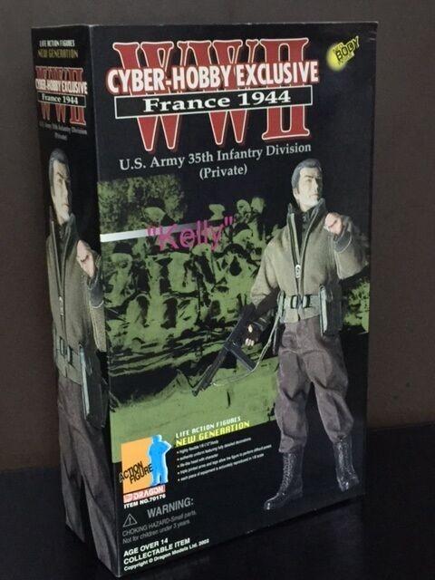 DRAGON CYBER-HOBBY EXCLUSIVE WWII FRANCE 1944 KELLY US ARMY 35TH INFANTRY DIV PRIVATE C189-11
