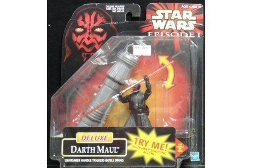 HASBRO STAR WARS DELUXE DARTH MAUL LIGHTSABER HANDLE TRIGGERS BATTLE