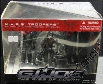 HASBRO 38439 GI JOE THE RISE OF COBRA MARS INDUSTRIES OFFICER TROOPERS MILITARY ARMAMENTS RESEARCH SYNDICATE 1140184099