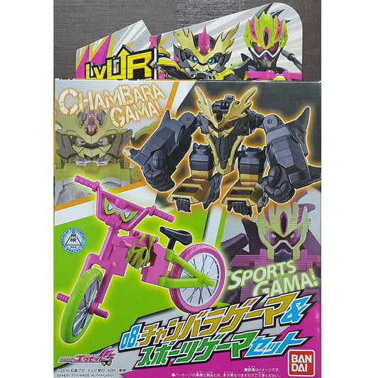 BANDAI 11903 Kamen Rider EX-AID Samurai Sword Fighting and Extreme Sports KAMEN RIDER EX-AID LVUR08 CHAMBARA GAMA & SPORTS GAMA