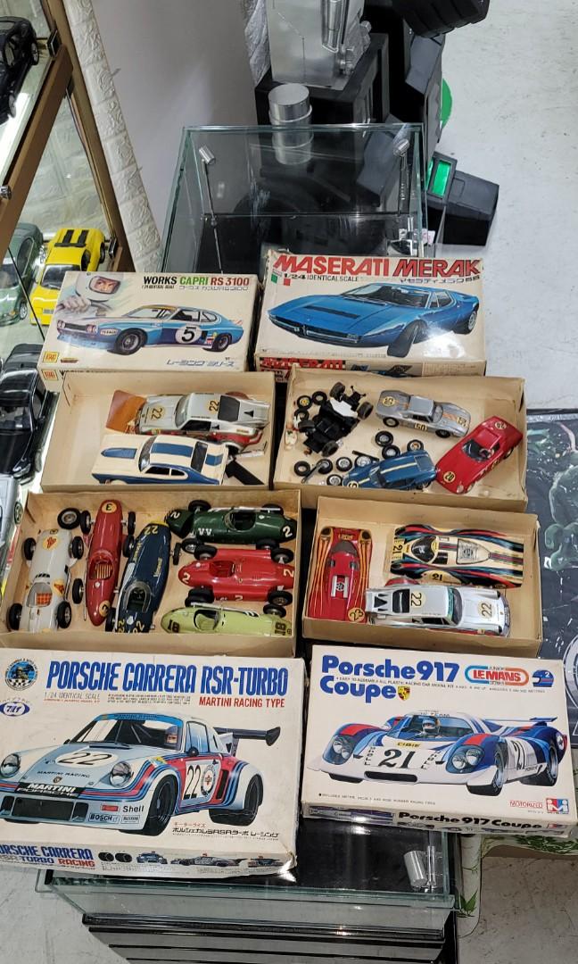 Antique model car, built second-hand, Japanese-made otaki marui lot, British-made sausage car