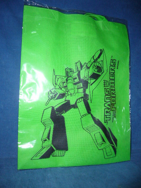 HASBRO Transformers Stars Green Shopping Bag TRANSFORMERS GREEN COLOR STARSCREAM SHOPPING BAG 59010  1120095582
