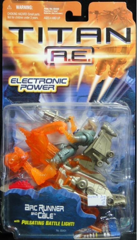 HASBRO TITAN AE ELECTRONIC POWER ARC RUNNER CALE WITH PULSATING BATTLE LIGHT