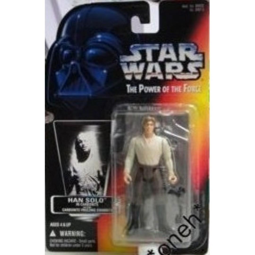 KENNER STAR WARS POTF HAN SOLO WITH CARBONITE FREEZING CHAMBER