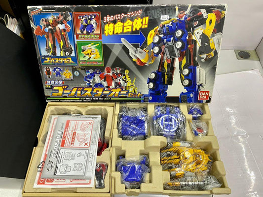 BANDAI 76281 Tokumei Sentai GO BUSTER Trio Tokumei Fusion DX GO-BUSTER OH SET Used