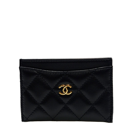 Chanel Card Holder A31510LBLKGP 4365