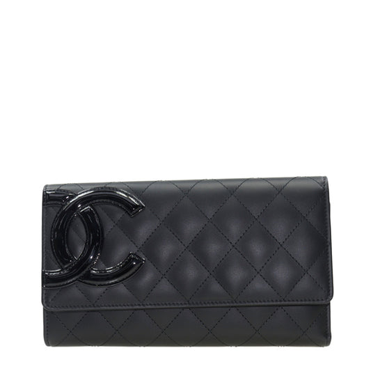 Chanel Long Button Wallet A46645BLKV 9553