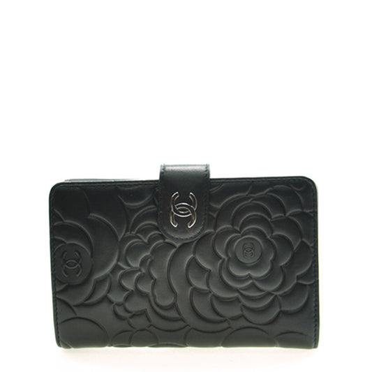 Chanel Long Button Wallet A50087BLK 2079