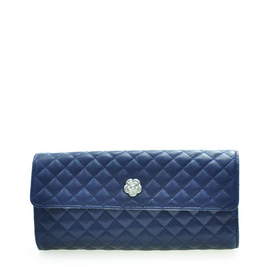 Chanel Long Button Wallet A68668LBLUESS 2519