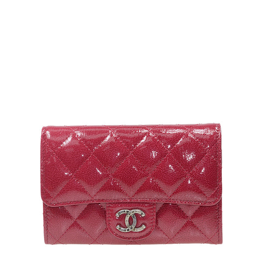 Chanel Short Button Wallet A69355VWRED 5392