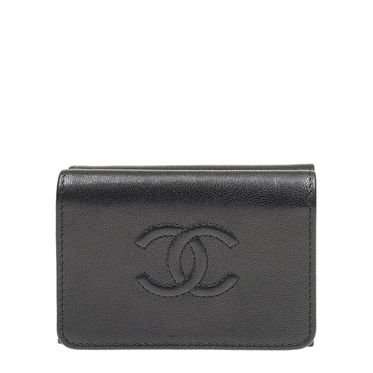 Chanel Short Button Wallet A70796CBLK 1848