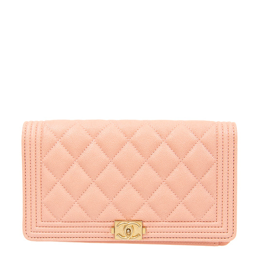 Chanel Long Button Wallet A80285CSANGP 2017