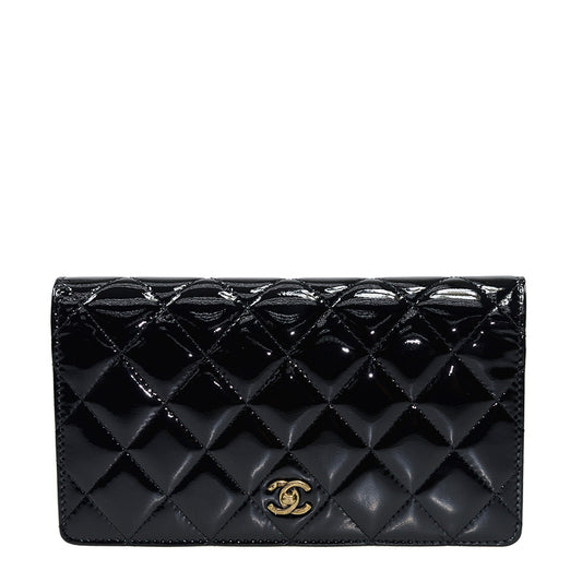 Chanel Long Fold Wallet A80573VBLKGP 2559