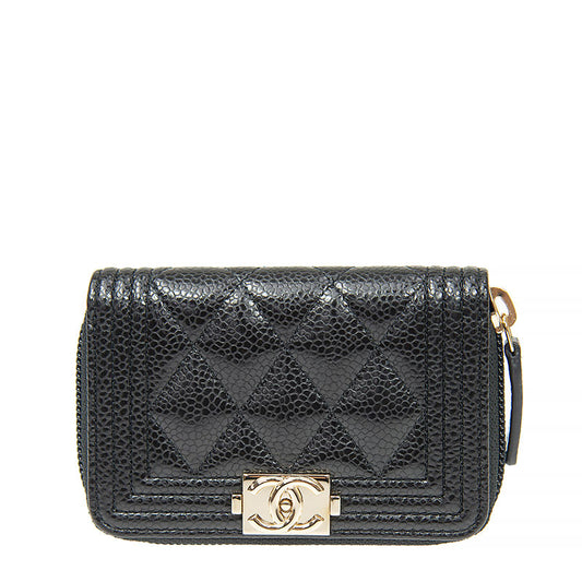 Chanel Coin Purse A80602CBLKGP 1336