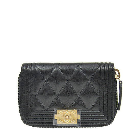 Chanel Coin Purse A80602LBLKGP 1448