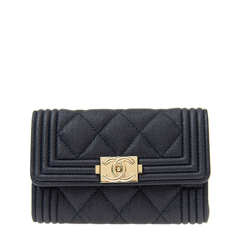 Chanel Card Holder A80603CNAVYGP 3767