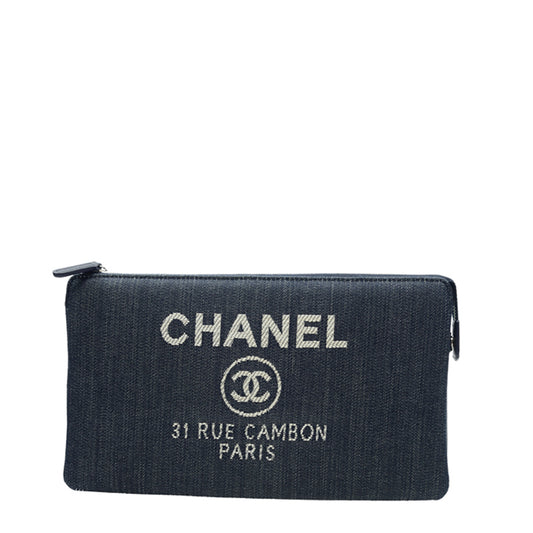 Chanel Long Zipper Wallet A80797CLNBLUE 2731