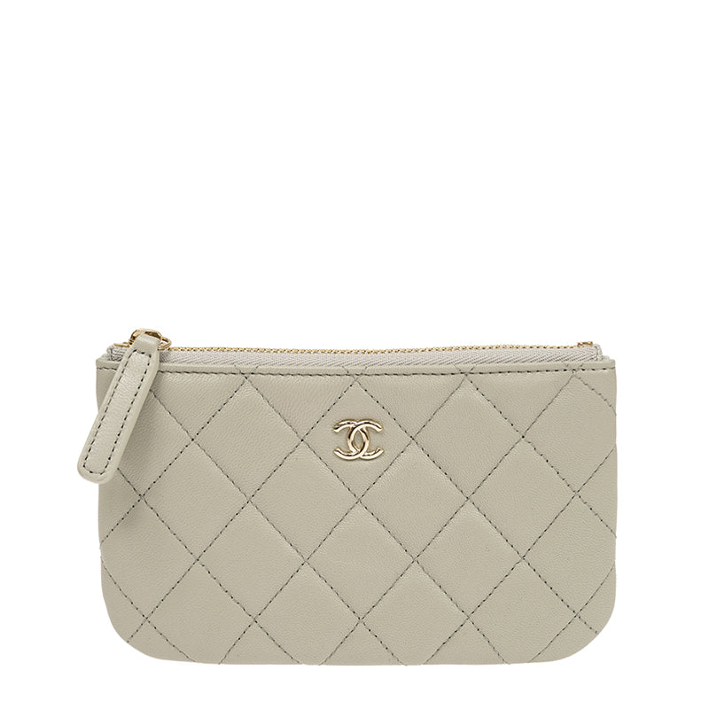 Chanel Short Zipper Wallet A82365LGYGP 2201