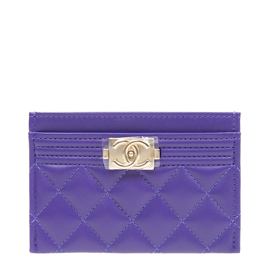 Chanel Card Holder A84431LPURGP 3343