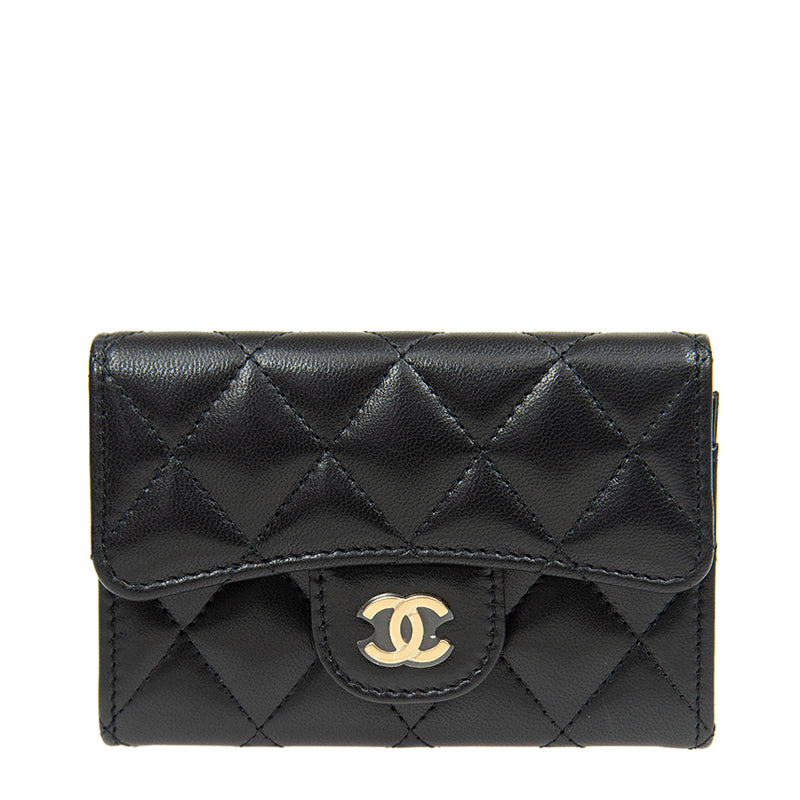 Chanel Card Holder AP0214LBLKGP 8383