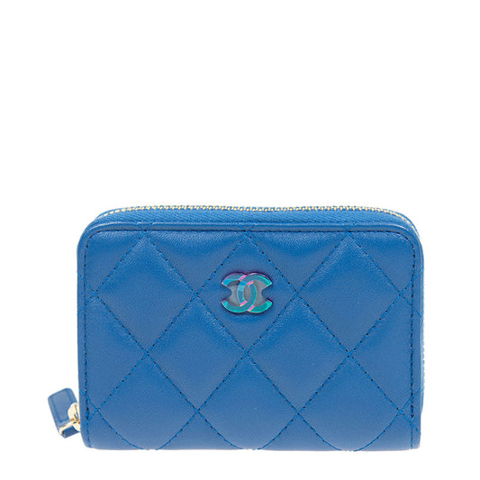 Chanel Short Zipper Wallet AP0216LBLUBLU 2541
