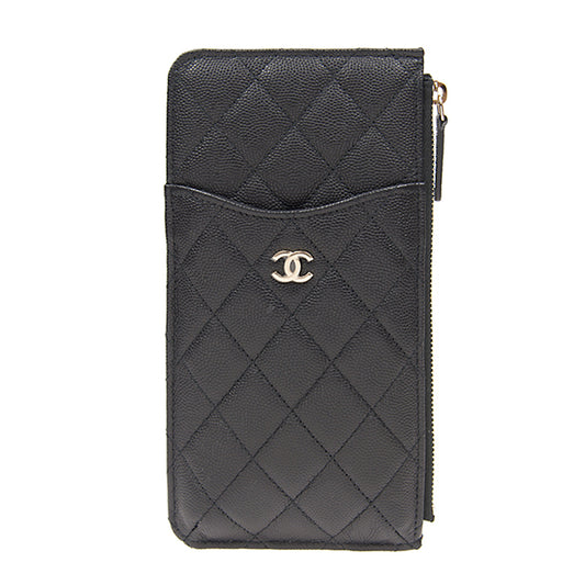 Chanel Long Zipper Wallet AP0225CBLKGP 5941